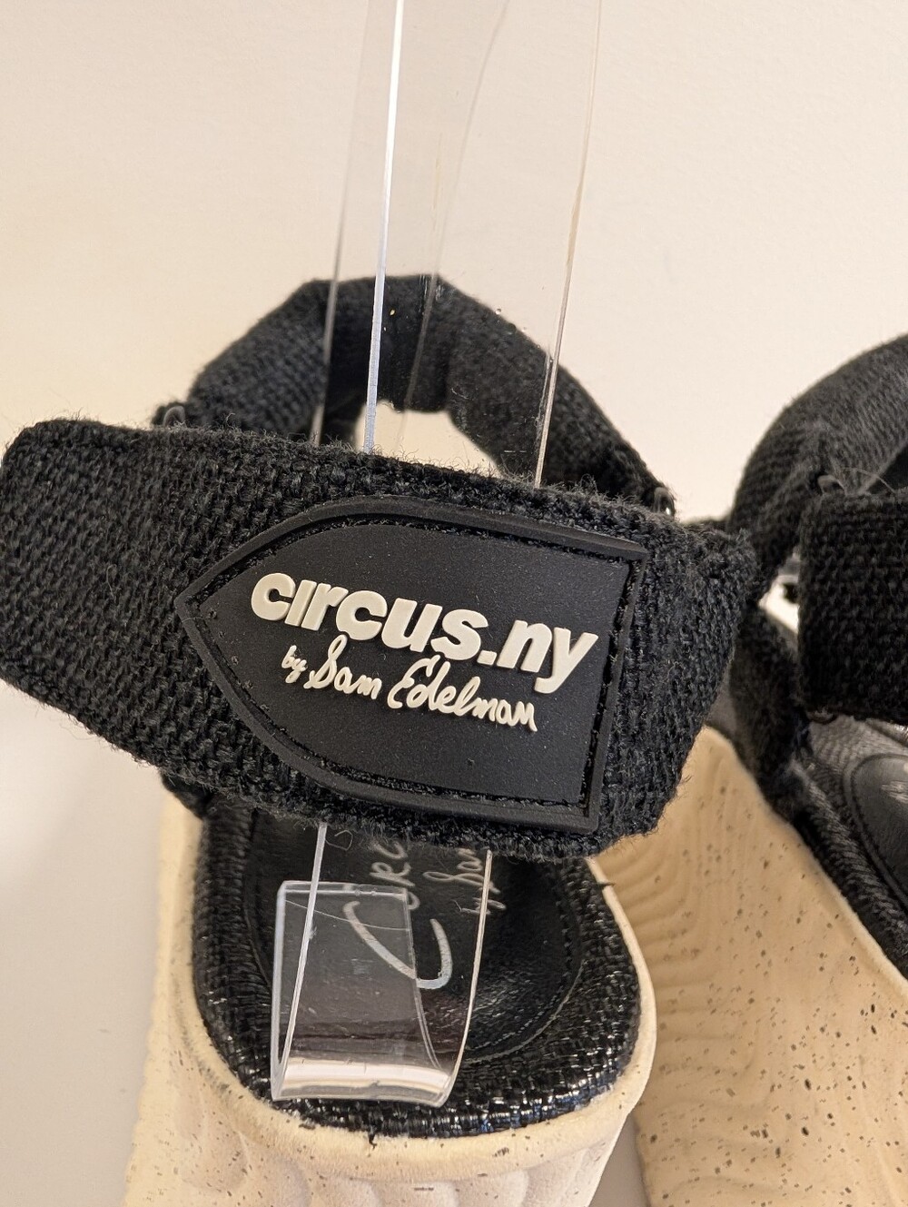 Circus NY Venus Chunky Wave Platform Sandals Black Utility Sporty 6.5 - Picture 6 of 14